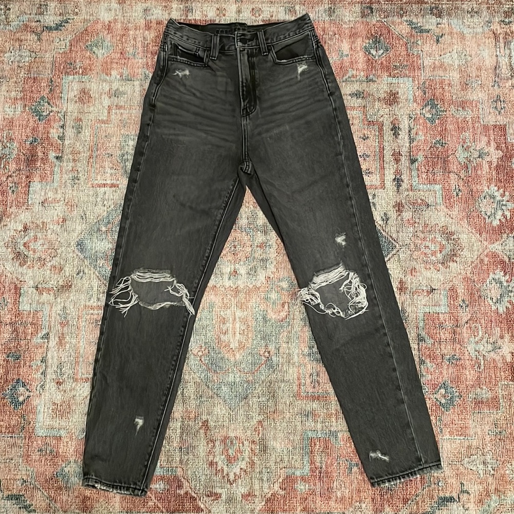 AE Highest Waist Mom Jeans